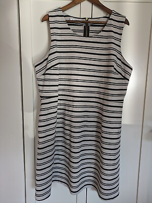 Maurices Plus Size 3x Striped Dress Wedding Sundress Pockets $12.00