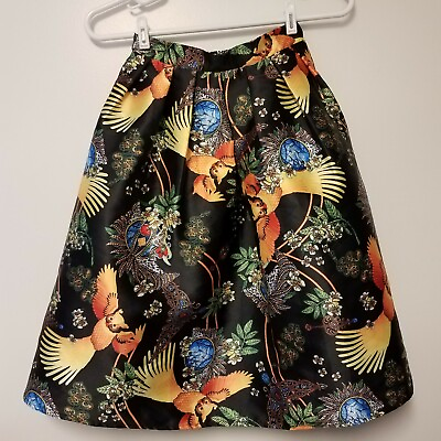#ad Deco Style Bird Skirt Women size Small A line. $10.39