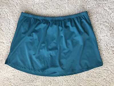 Swimsuits for All Swim Bottom Skirt Green Teal Women 24 Swimwear Tropic Culture $17.99