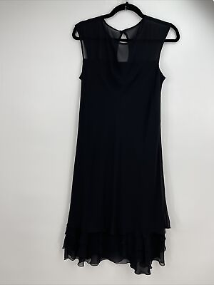 ABG Women’s Sleeveless black cocktail dress size 8 $14.40