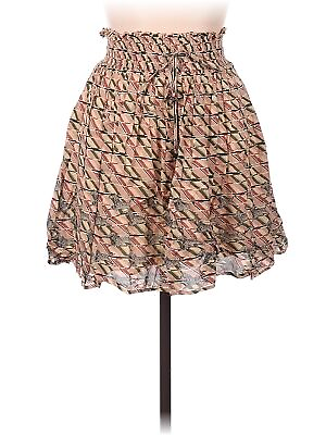 #ad Lil Women Brown Casual Skirt M $16.74