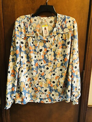 #ad Joie Women’s Size M Coastal Cowgirl Boho Lightweight Colorful Summer Prairie Top $40.00
