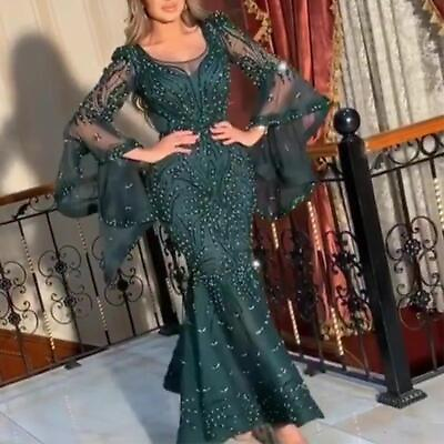 #ad 2023 Women New Sexy Party Dress Long Sleeve Prom Dress $88.72