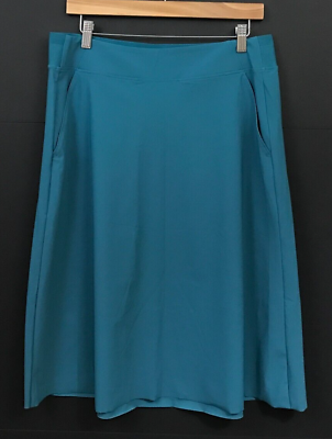 #ad NEW Athleta Cosmic Stretch Skirt in Borealis Green Teal Size L Large $34.99