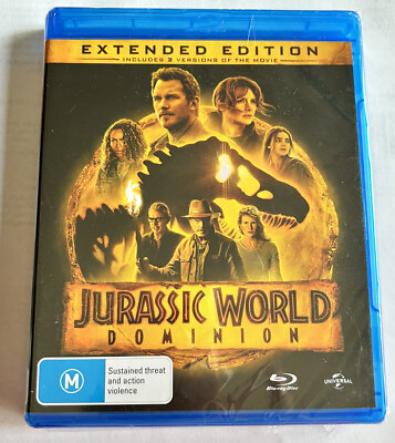 Jurassic World Dominion DVD Blu ray Region A B C Brand New Sealed AU $28.00