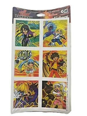 Party Express Hallmark Bakugan Battle Brawlers Stickers Package Of 4 Sheets 2008 $4.72