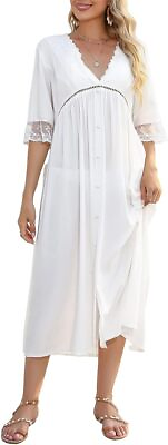 #ad Bsubseach Beach Cover Up Swimsuit Coverup for Women Long Summer Dresses Vacation $49.98