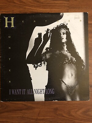 Heather Hunter I Want It All Night Long 1993 Promo. 1625306261DJ Maxi 12” $8.00