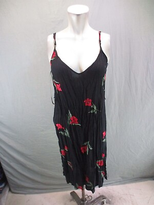 NWT Forever 21 Size L Womens Multicolor Floral Open Back Cami Maxi Dress 595 $10.00