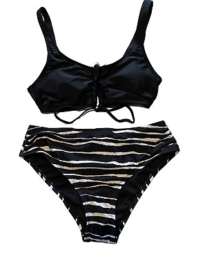 #ad New With Tags Cupshe Bikini Set Ladies Size Small $18.00