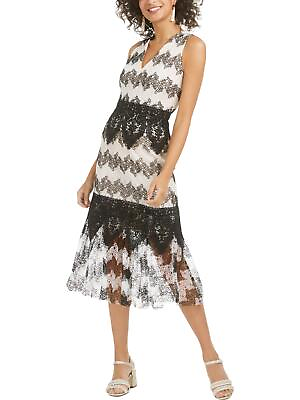 #ad Foxiedox Women#x27;s Montana Crochet Long Maxi Dress Black Size X Small $62.69