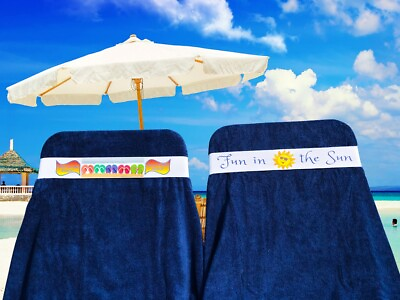 #ad Beach Chair Towel Bands Elastic Towel Strap for Beach Cruise 2 pack $18.99