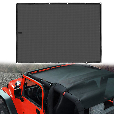 #ad #ad Soft Bikini Top for Jeep Wrangler TJ 97 2006 YJ 87 99 Mesh Roof UV Sunshade $41.99