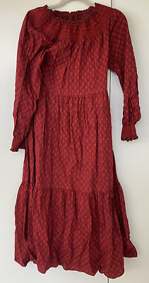 Universal threads brilliant red maxi dress India￼ size small boho chic NWOT $16.85
