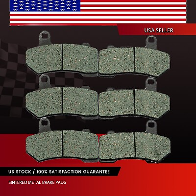#ad #ad Front Rear Brake Pads For Harley FLHX Street Glide 2008 2017 41854 08 FA409 $22.00