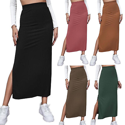 #ad Women#x27;s Half Skirt And Solid Color With Hip Wrap Skirt And Table Skirt Clips $15.84
