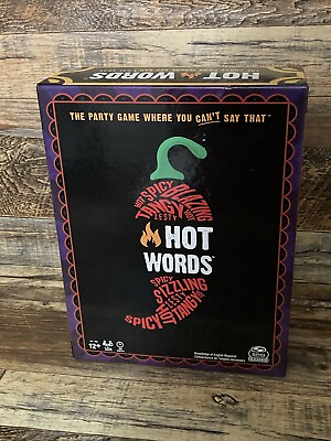 #ad Hot Words Word Guessing Party Game Board Game by Spin Master Games New Open $13.00