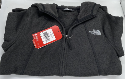 #ad North Face W Crescent Fz Hoodie Black Womens Size Small $37.95
