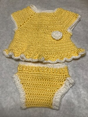#ad baby girl dress with matching diaper cover $15.00