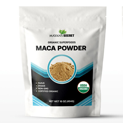 #ad #ad MACA ROOT POWDER USDA ORGANIC 1 LB Free Shipping Non GMO PERUVIAN $14.99