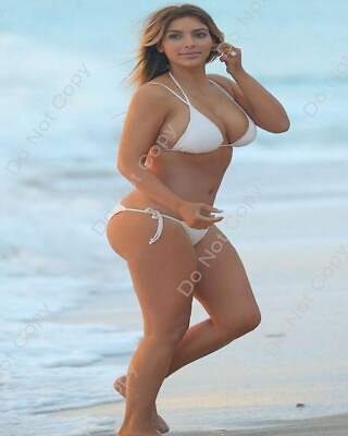 #ad 8x10 Kim Kardashian PHOTO photograph picture print hot sexy cute bikini lingerie $10.99