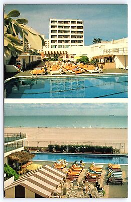 #ad Seagull Hotel Beach Miami Florida FL Oceanfront View amp; Luxurious Room Postcard $8.08