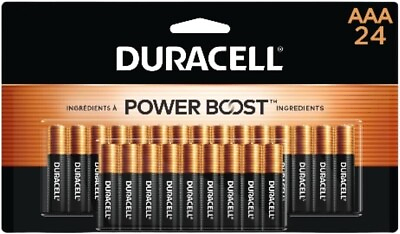 #ad Duracell Coppertop AAA Batteries with Power Boost 24 Count Triple A USA $13.88