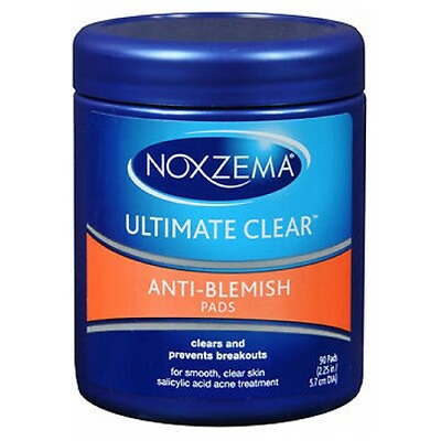 Noxzema Ultimate Clear Anti Blemish Pads 90 each $10.59