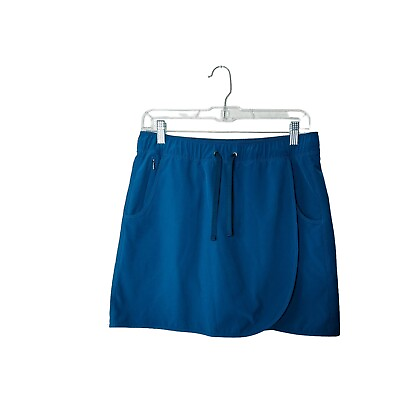 #ad #ad Patagonia Women Skort Small High Rise Blue Hiking Walking Active Skirt $34.99