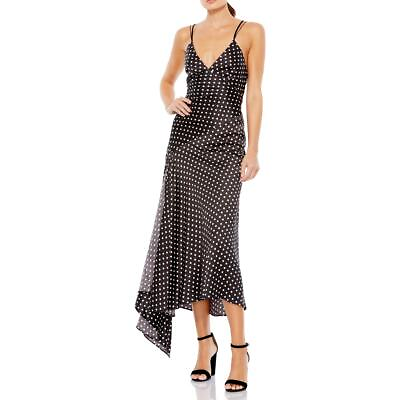 Mac Duggal Womens Asymmetric Long Sleeveless Slip Dress Evening BHFO 4896 $79.99