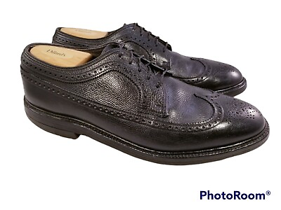 #ad 70#x27;S SEARS PREMIERE COLLECTION MEN SHOES OXFORDS WINGTIP V CREAT IMPERIAL SZ 11 $139.99