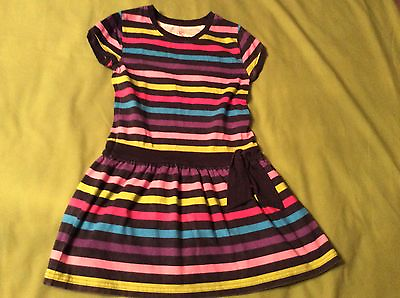 #ad JKHAK Girls Dress Size Small Multicolored Striped 120 $9.99