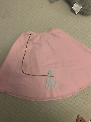 #ad Adult Medium Pink Poodle Skirt Costume $20.00
