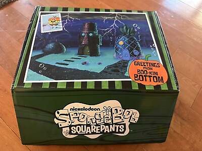#ad Spongebob Squarepants Bikini Bottom Complete Boo Kini Box Size S Halloween 2021 $50.00