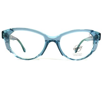 #ad Struktur Eyeglasses Frames The EYELINER Blue Cocktail Clear Cat Eye 51 19 145 $349.99