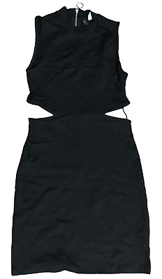 #ad Divided Womens Black Cocktail Cut Out Dress Size 4 $20.00