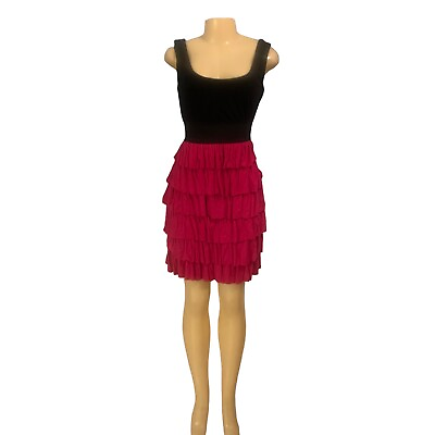 #ad Forever Sz S Woman Dress Pink Black Dress $9.79