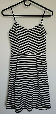 #ad Gina Tricot Striped Spaghetti Strap Sun Dress Size S $9.00