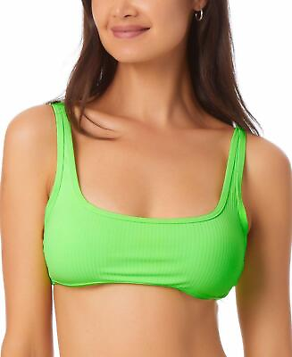 #ad #ad California Waves Juniors#x27; Bralette Bikini Top Women#x27;s Swimsuit Green Medium M $4.35