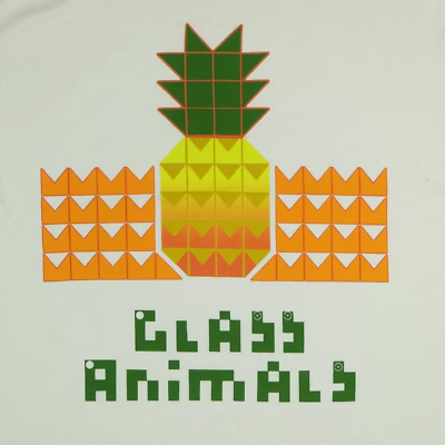 #ad Glass Animals SUNSET PINEAPPLE White Men All size Shirt $18.99
