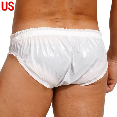 #ad US Mens Low Rise Briefs Swimwear Solid Colour Underwear Trunks Swim Beachwear $7.80