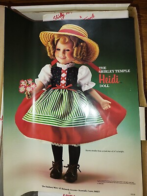 #ad #ad NIB Danbury Mint Shirley Temple quot;Heidiquot; Doll of the Silver Screen NIB All Papers $34.78