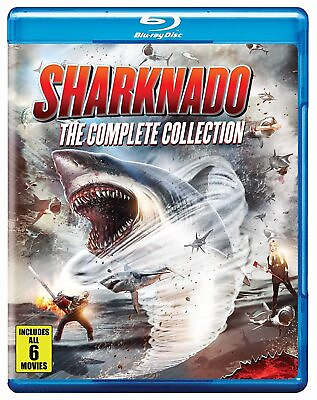 #ad Sharknado: The Complete Collection Blu ray Tara Reid Ian Ziering Cassie Scerbo $32.14
