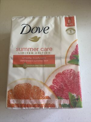 #ad Dove Summer Care Refreshes Exfoliates Dehydrated Summer Skin 8 Bars Total $24.90