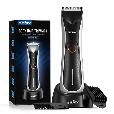 #ad SEJOY Manscape Groin Hair Trimmer Men Pubic Ball Body Shaver Waterproof Wet Dry $16.79