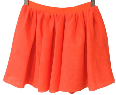 #ad #ad Cat amp; Jack Girl#x27;s Size M 7 8 Orange 3 Layer Tulle Lined Elastic Waist Skirt $8.09