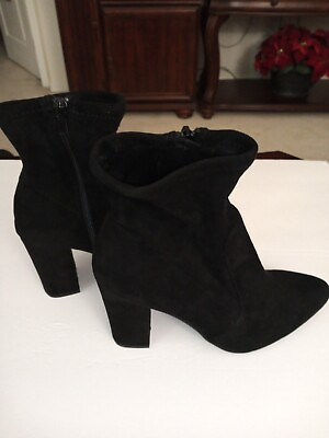 #ad Women#x27;s Mid Calf Suede Boots $25.00