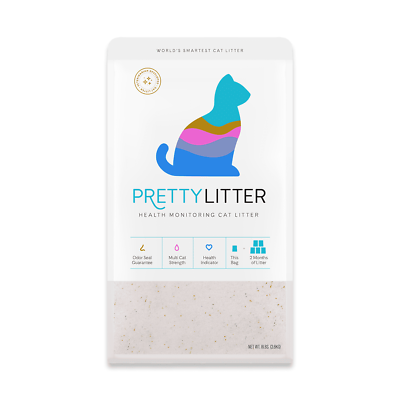 #ad Pretty Litter Cat Litter 8lb Health Monitoring Cat Litter $24.73