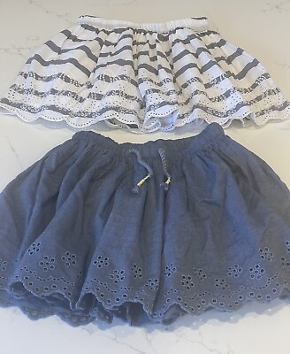 #ad #ad Lot of 2 Girls Gap Kids And Cat amp; Jack Cotton Lined Skirts Size 6 7 And 7 8 $14.00