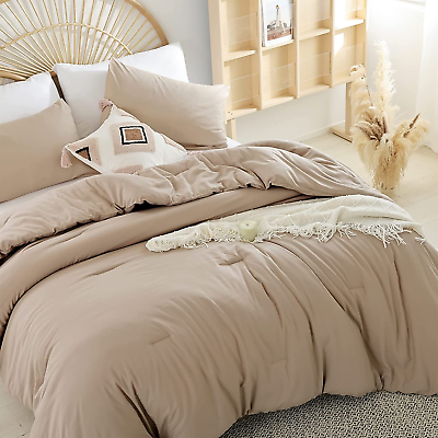 #ad Queen Comforter Set Ultra Soft Microfiber Bed Comforter Set Boho and Luxury 3PC $46.88